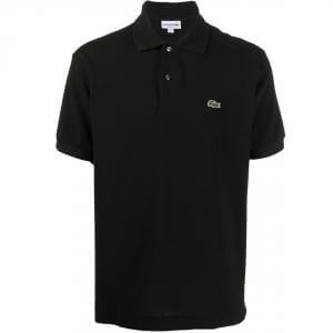 Schwarzes Lacoste Poloshirt